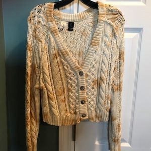 Bird by Juicy Couture Cropped Sweater Size Large